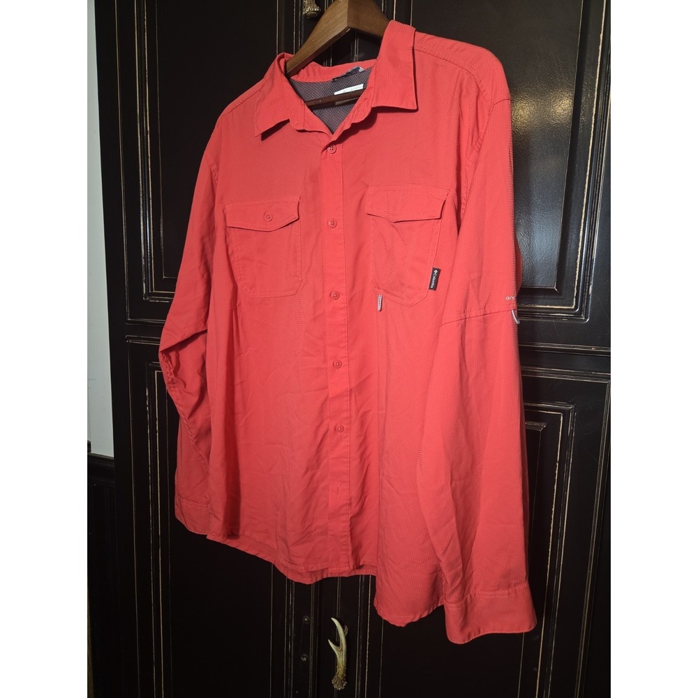 Columbia Omni Shade XL LS Button Up shirt,  Fishing, Hiking, Outdoors, Summer